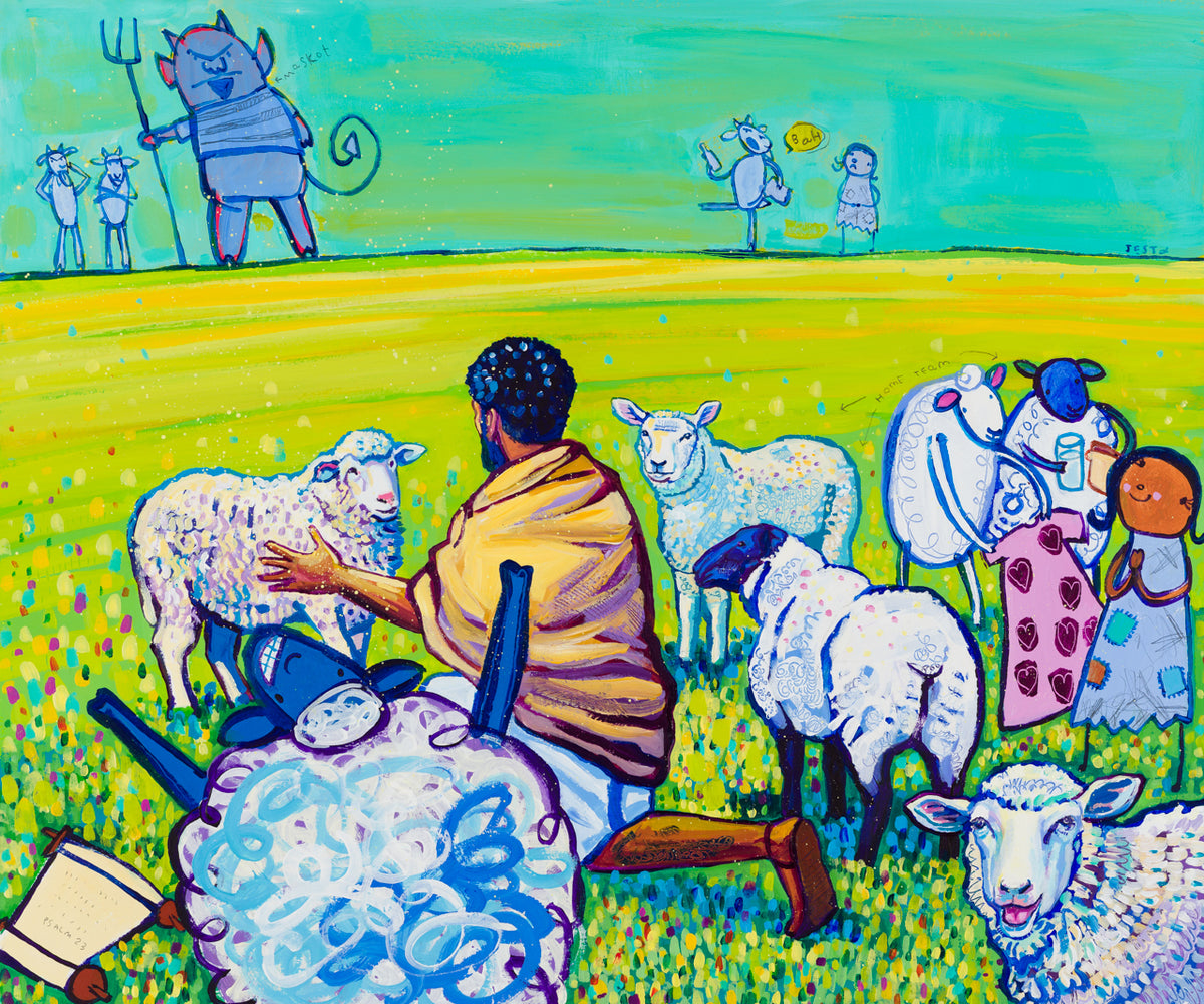 40: Sheep Team vs. Goat Team (Digital Download) – Joel Schoon-Tanis Gallery